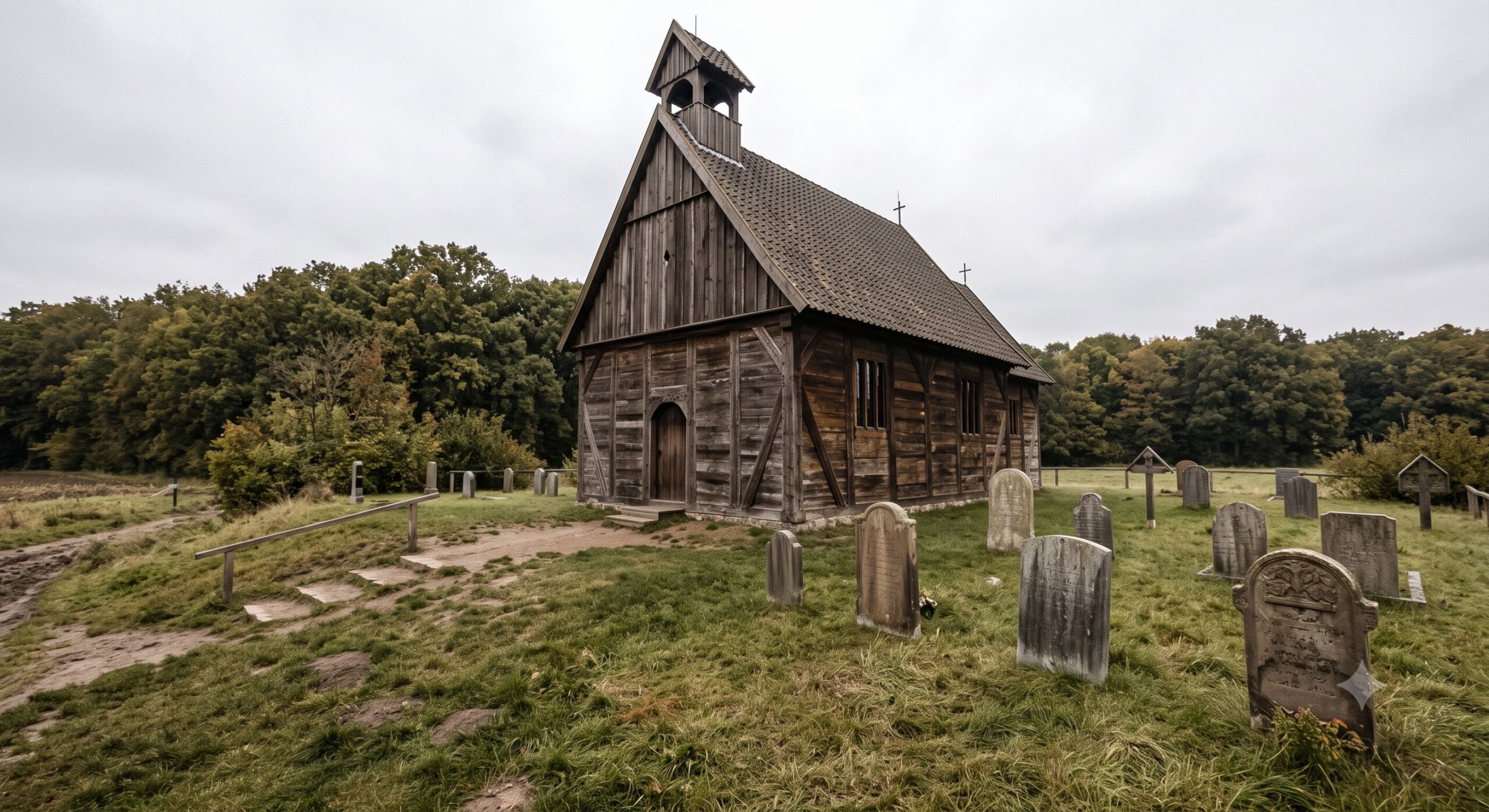 Video Clip Die aelteste Holzkirche im Domgarten brennt